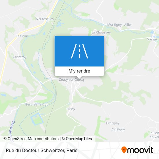 Rue du Docteur Schweitzer plan