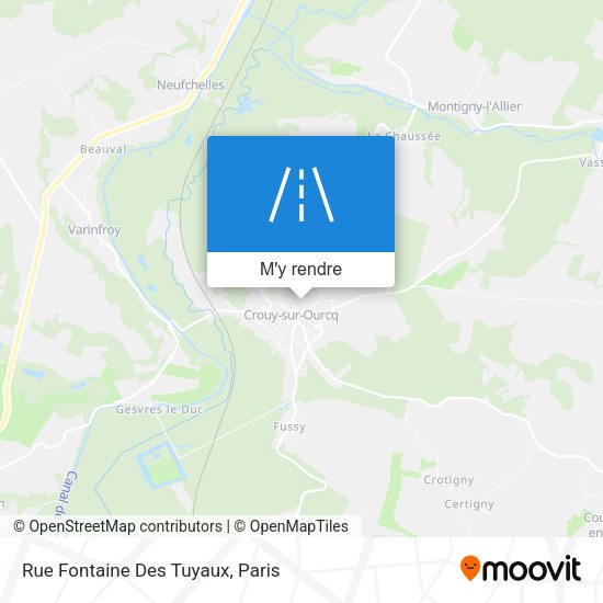 Rue Fontaine Des Tuyaux plan
