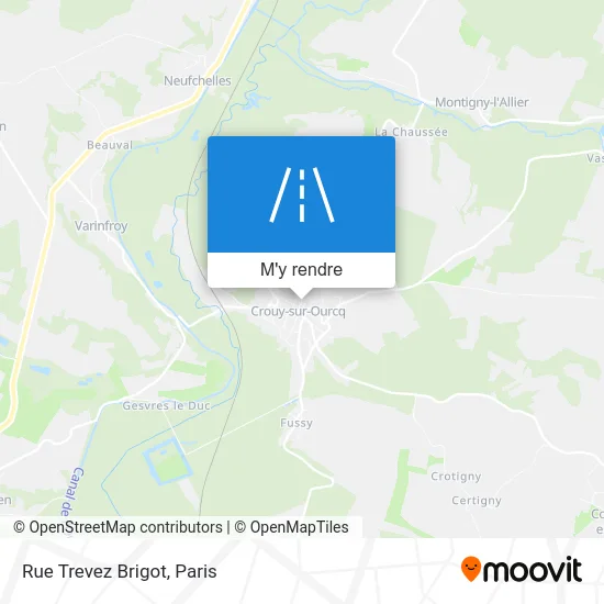 Rue Trevez Brigot plan