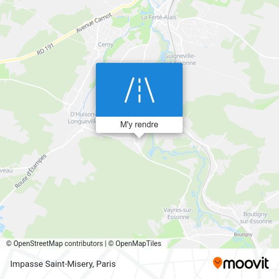 Impasse Saint-Misery plan