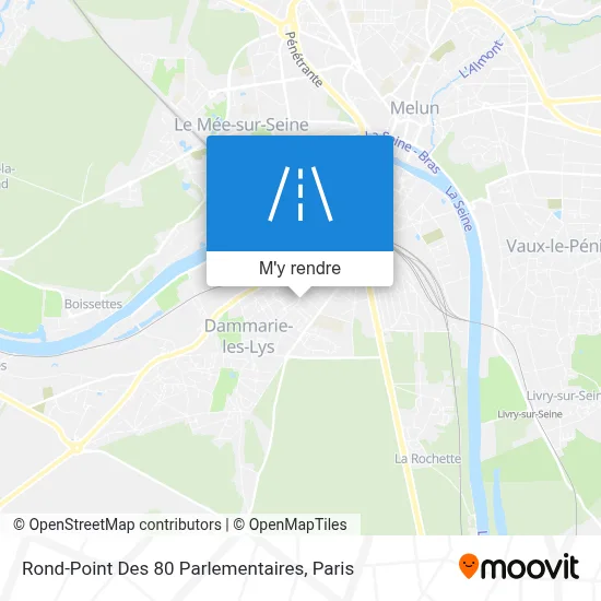 Rond-Point Des 80 Parlementaires plan