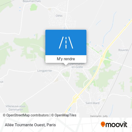 Allée Tournante Ouest plan