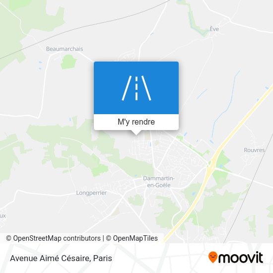 Avenue Aimé Césaire plan