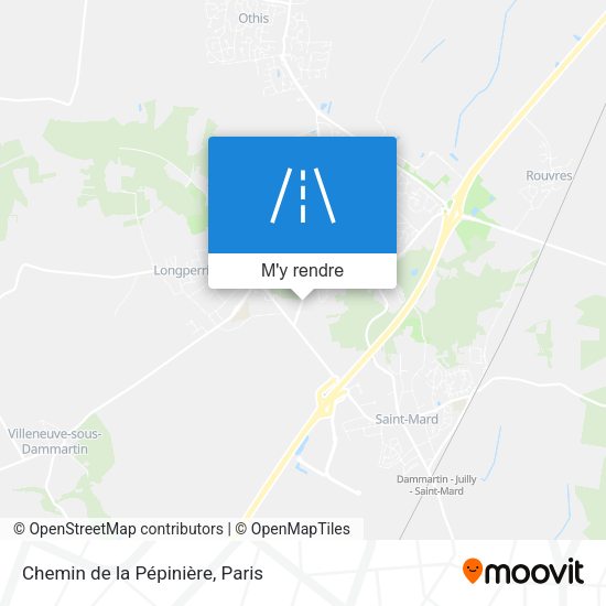 Chemin de la Pépinière plan