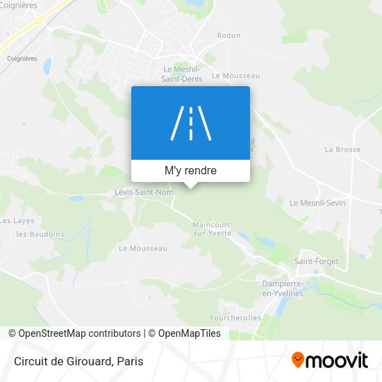 Circuit de Girouard plan