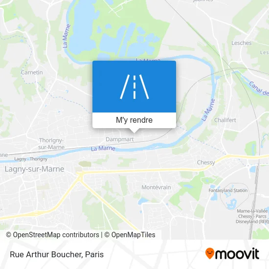 Rue Arthur Boucher plan