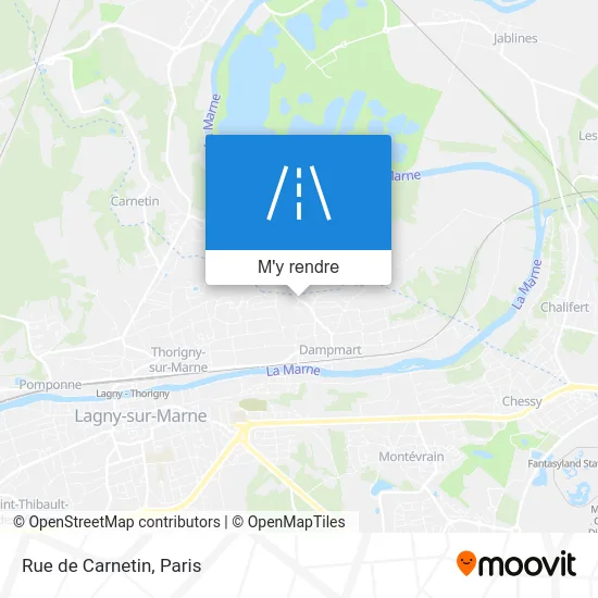 Rue de Carnetin plan