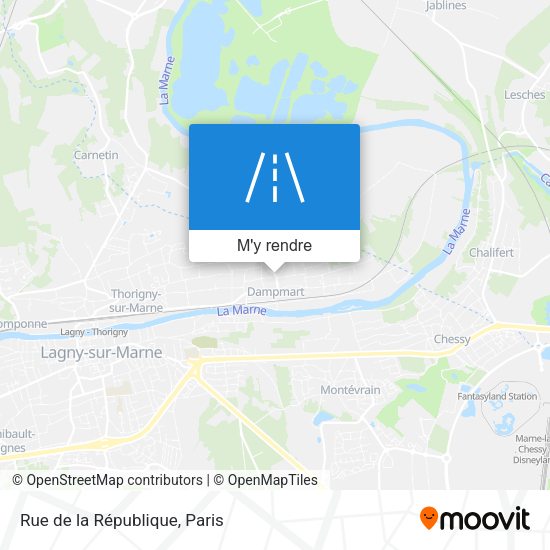 Rue de la République plan
