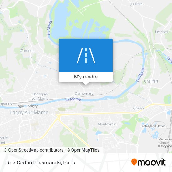 Rue Godard Desmarets plan