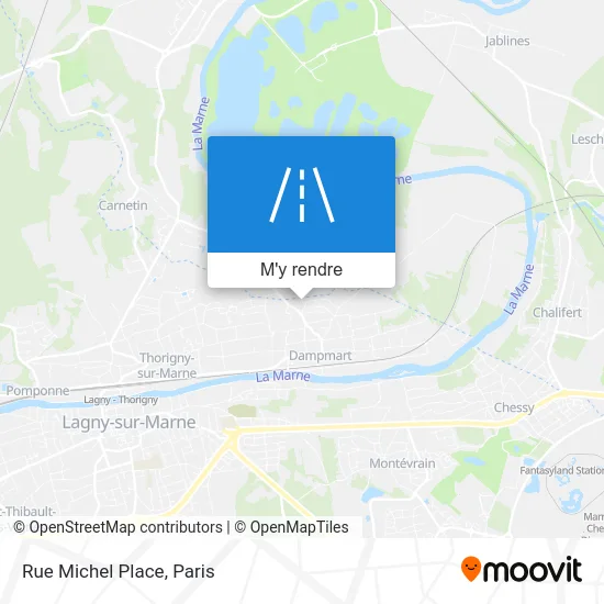 Rue Michel Place plan