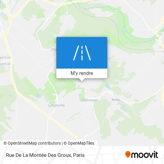 Rue De La Montée Des Groux plan