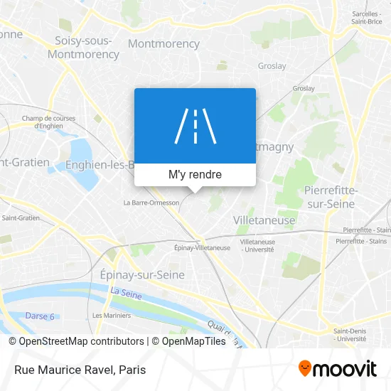 Rue Maurice Ravel plan