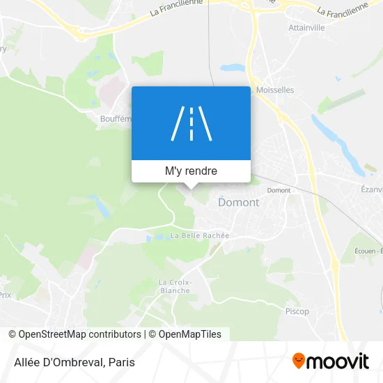 Allée D'Ombreval plan