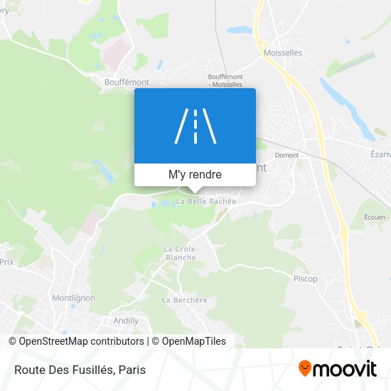 Route Des Fusillés plan