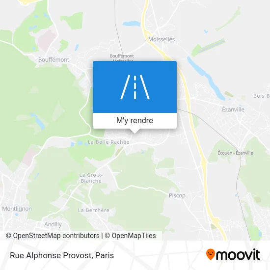 Rue Alphonse Provost plan