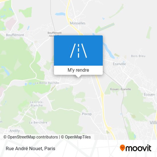 Rue André Nouet plan