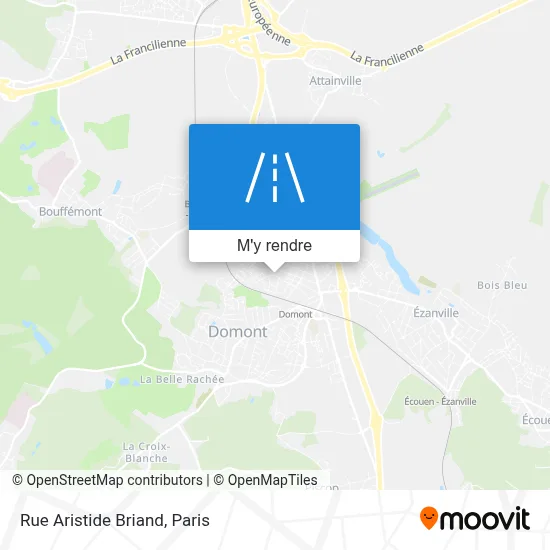 Rue Aristide Briand plan