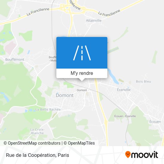 Rue de la Coopération plan