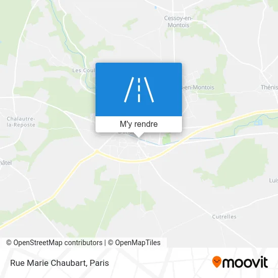 Rue Marie Chaubart plan