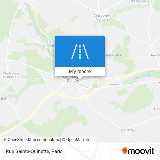 Rue Sainte-Quinette plan