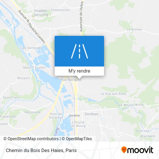 Chemin du Bois Des Haies plan