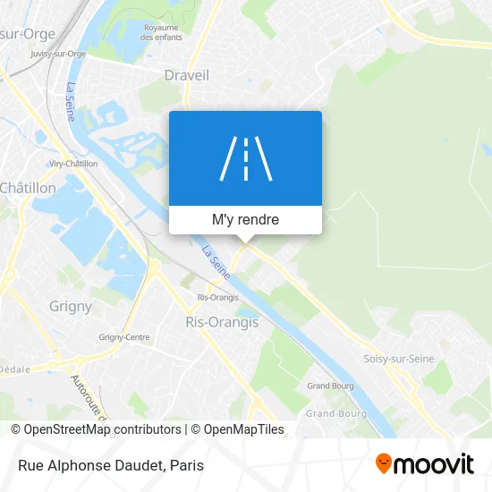 Rue Alphonse Daudet plan