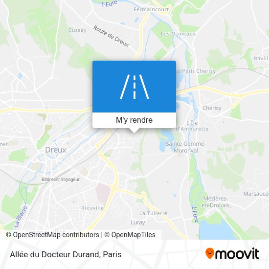 Allée du Docteur Durand plan