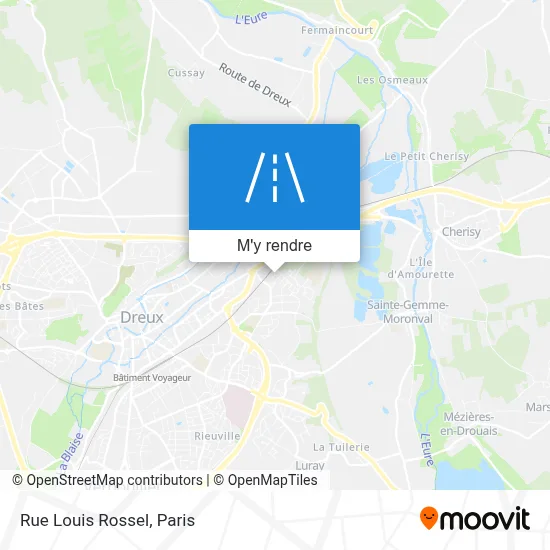 Rue Louis Rossel plan