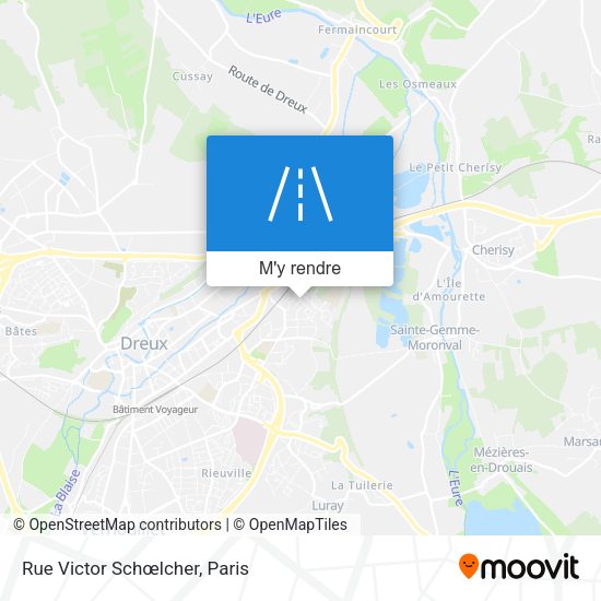 Rue Victor Schœlcher plan