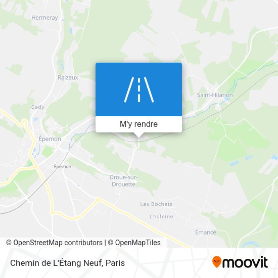 Chemin de L'Étang Neuf plan