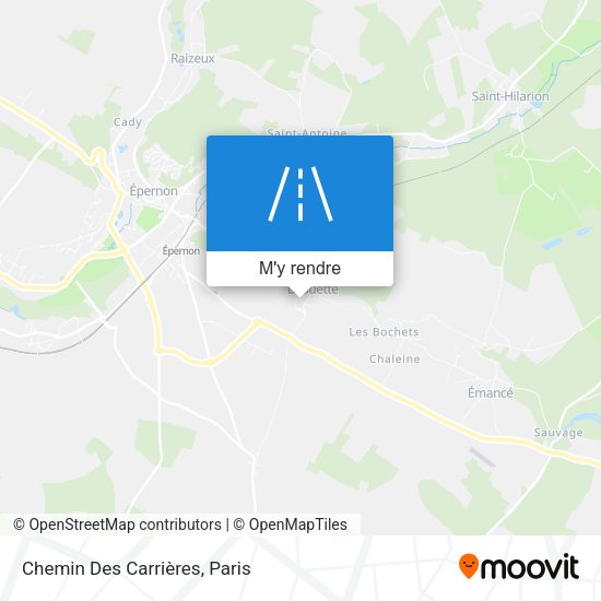Chemin Des Carrières plan