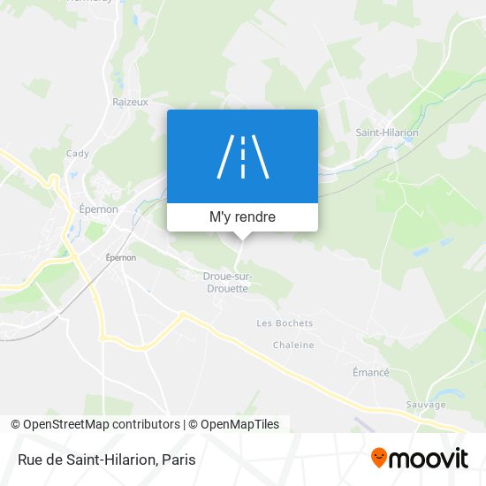 Rue De Saint-Hilarion plan