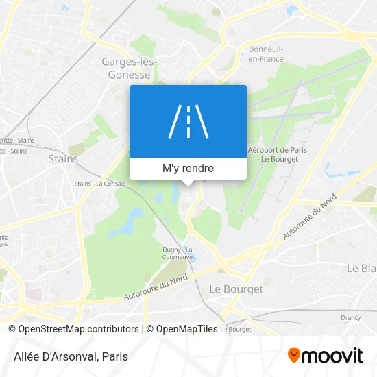 Allée D'Arsonval plan