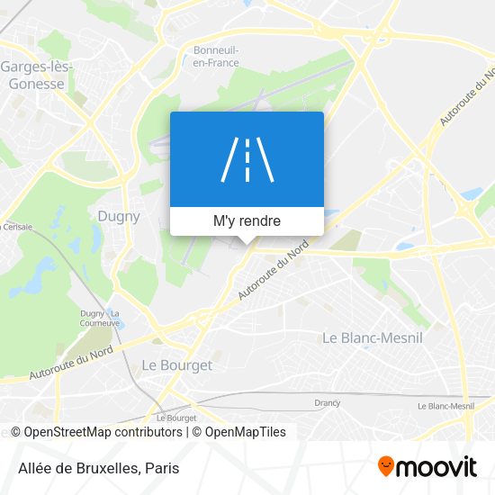 Allée de Bruxelles plan