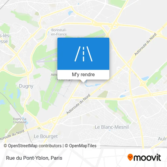 Rue du Pont-Yblon plan