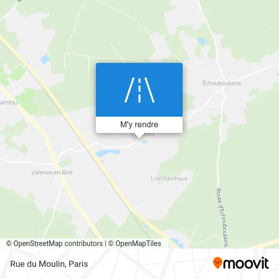 Rue du Moulin plan