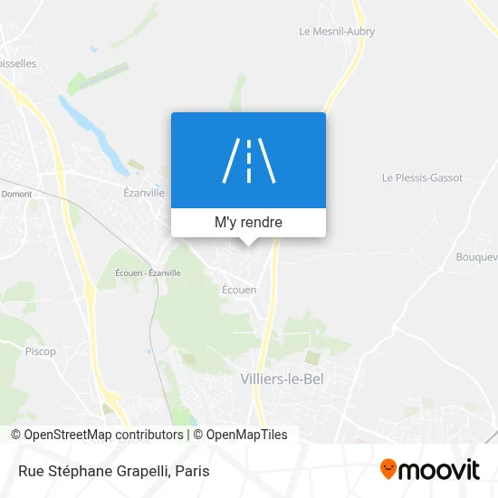 Rue Stéphane Grapelli plan