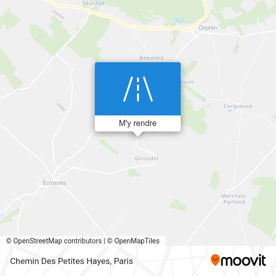 Chemin Des Petites Hayes plan