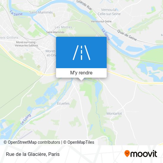 Rue de la Glacière plan