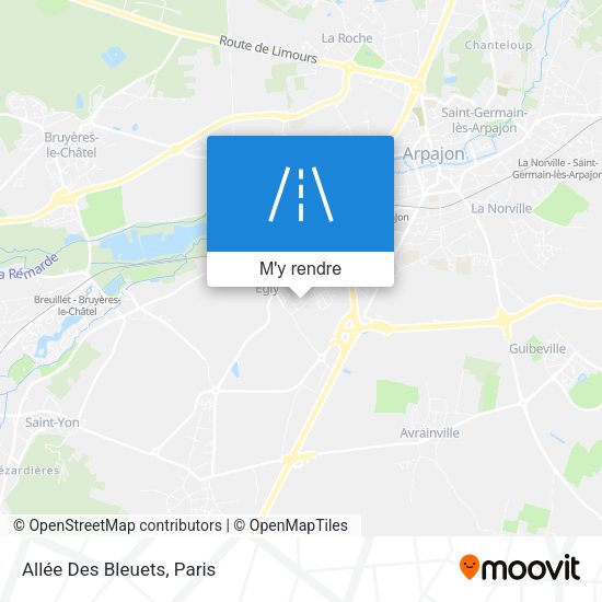 Allée Des Bleuets plan