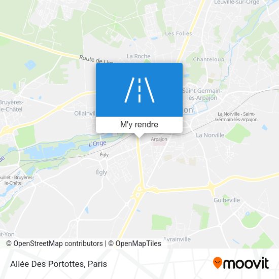 Allée Des Portottes plan
