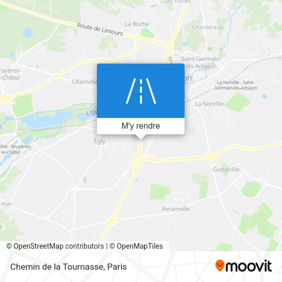 Chemin de la Tournasse plan