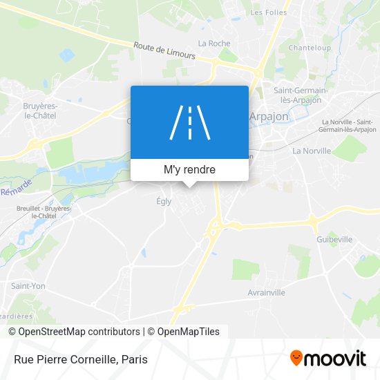 Rue Pierre Corneille plan