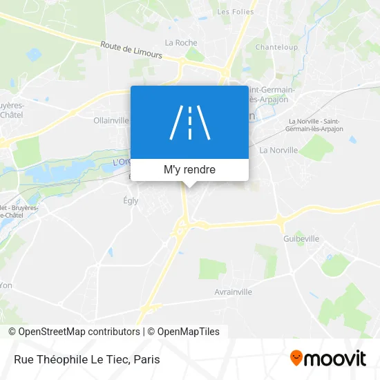 Rue Théophile Le Tiec plan