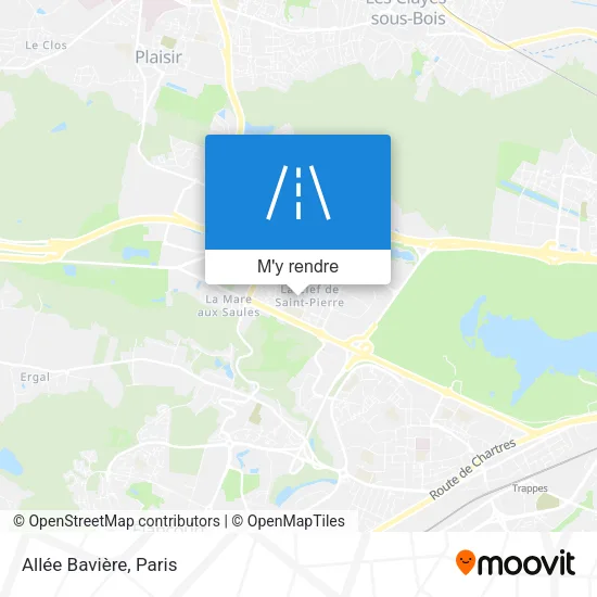 Allée Bavière plan