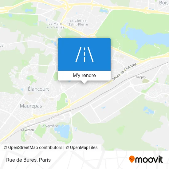 Rue de Bures plan