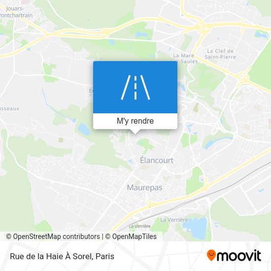 Rue de la Haie À Sorel plan