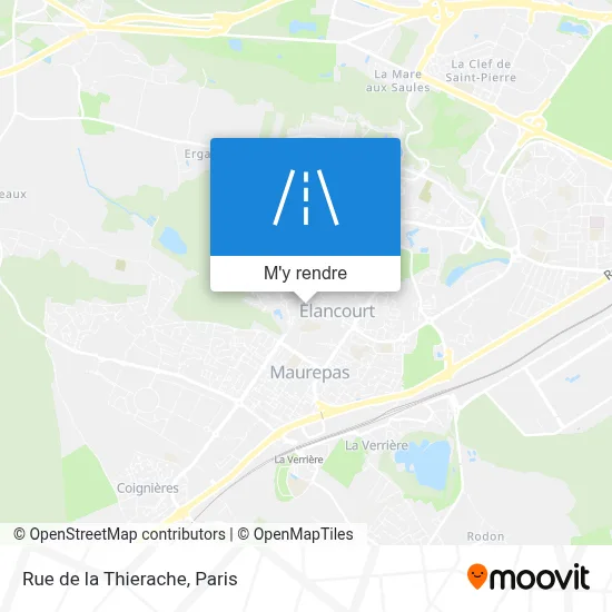 Rue de la Thierache plan