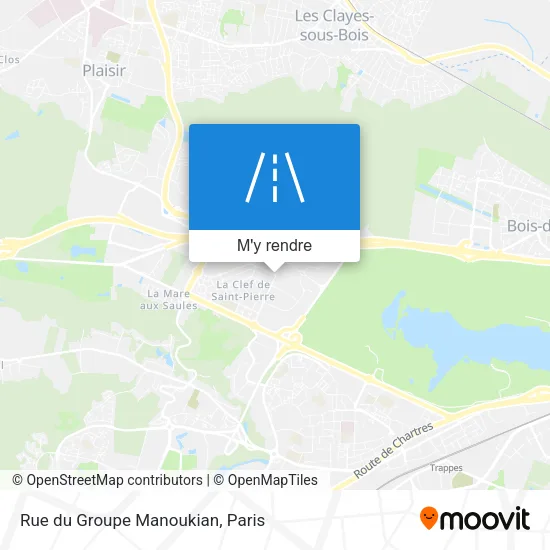 Rue du Groupe Manoukian plan