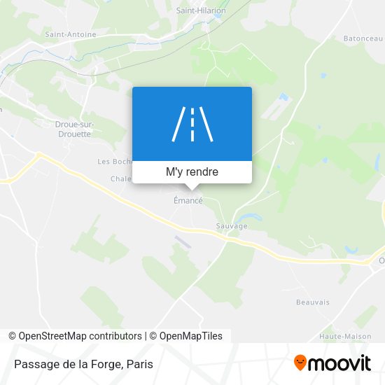 Passage de la Forge plan